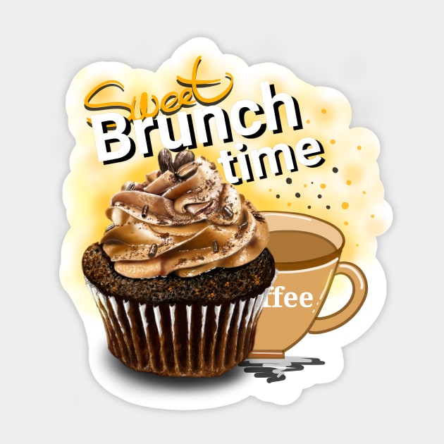 Brunch time Sticker by kwonjossi